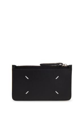 Maison Margiela Leather Money Clip Wallet | Black | FARFETCH